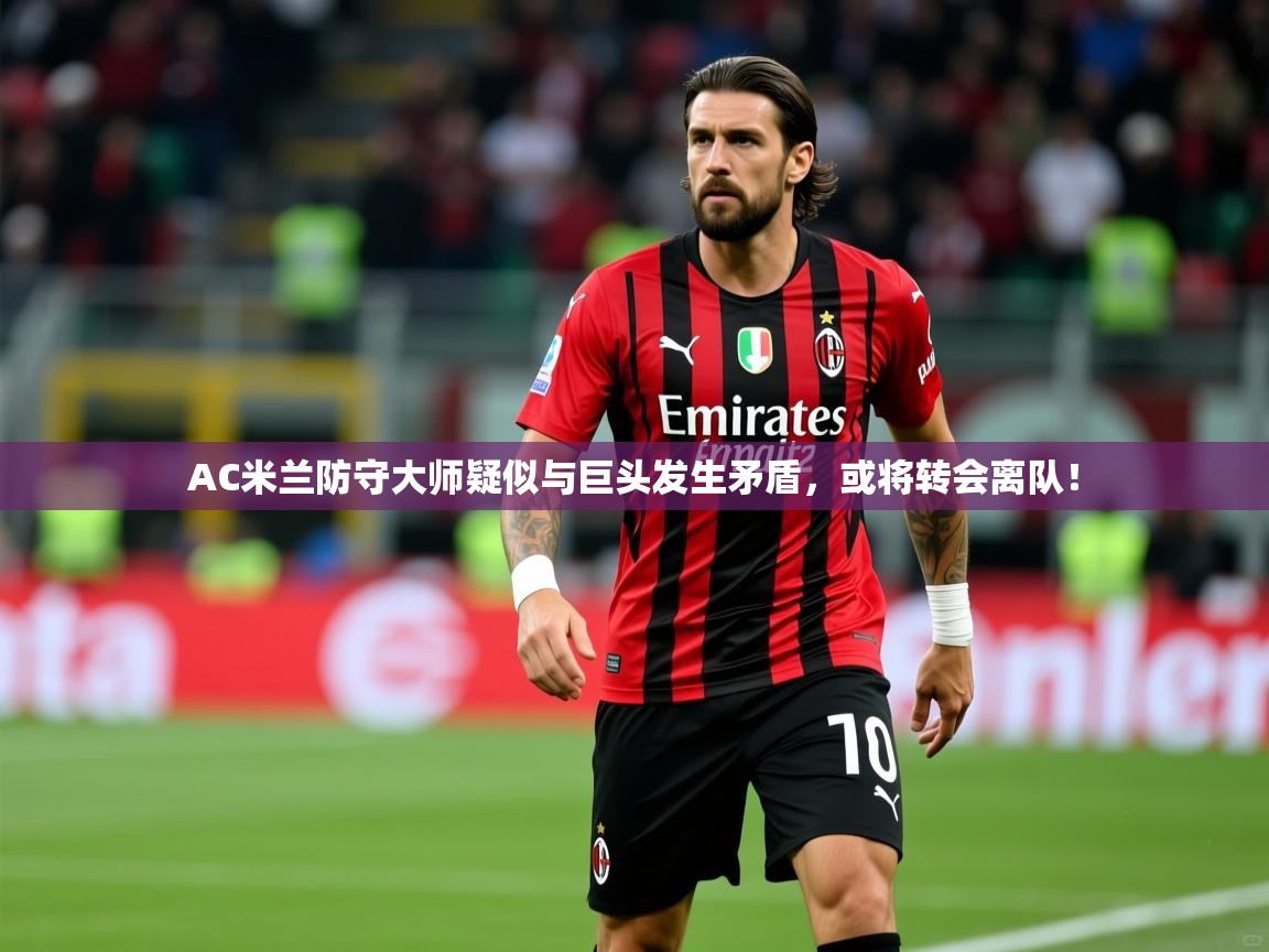 AC米兰防守大师疑似与巨头发生矛盾,或将转会离队! AC米兰防守大师疑似与巨头发生矛盾,或将转会离队!