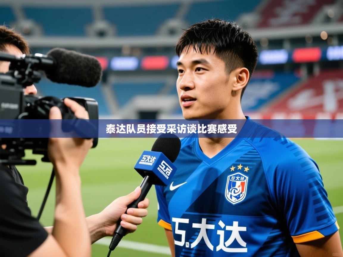泰达队员接受采访谈比赛感受 泰达队员接受采访谈比赛感受