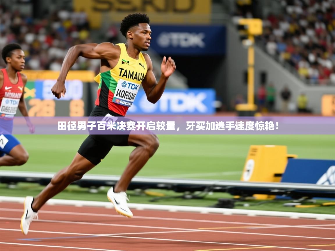 田径男子百米决赛开启较量，牙买加选手速度惊艳！
