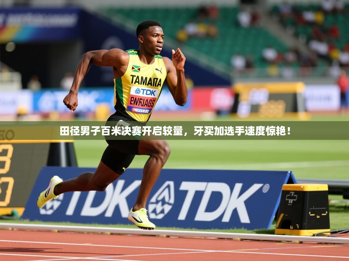 田径男子百米决赛开启较量，牙买加选手速度惊艳！