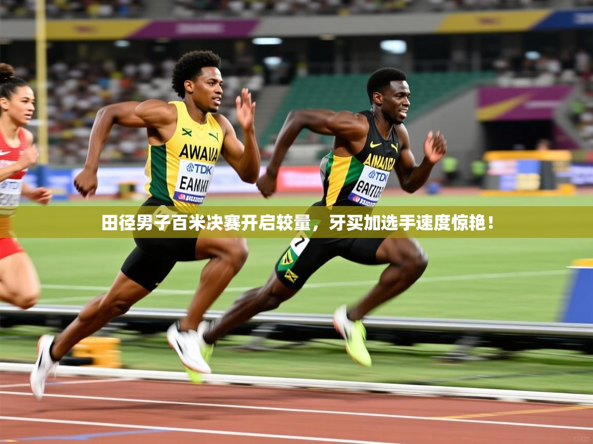 田径男子百米决赛开启较量，牙买加选手速度惊艳！