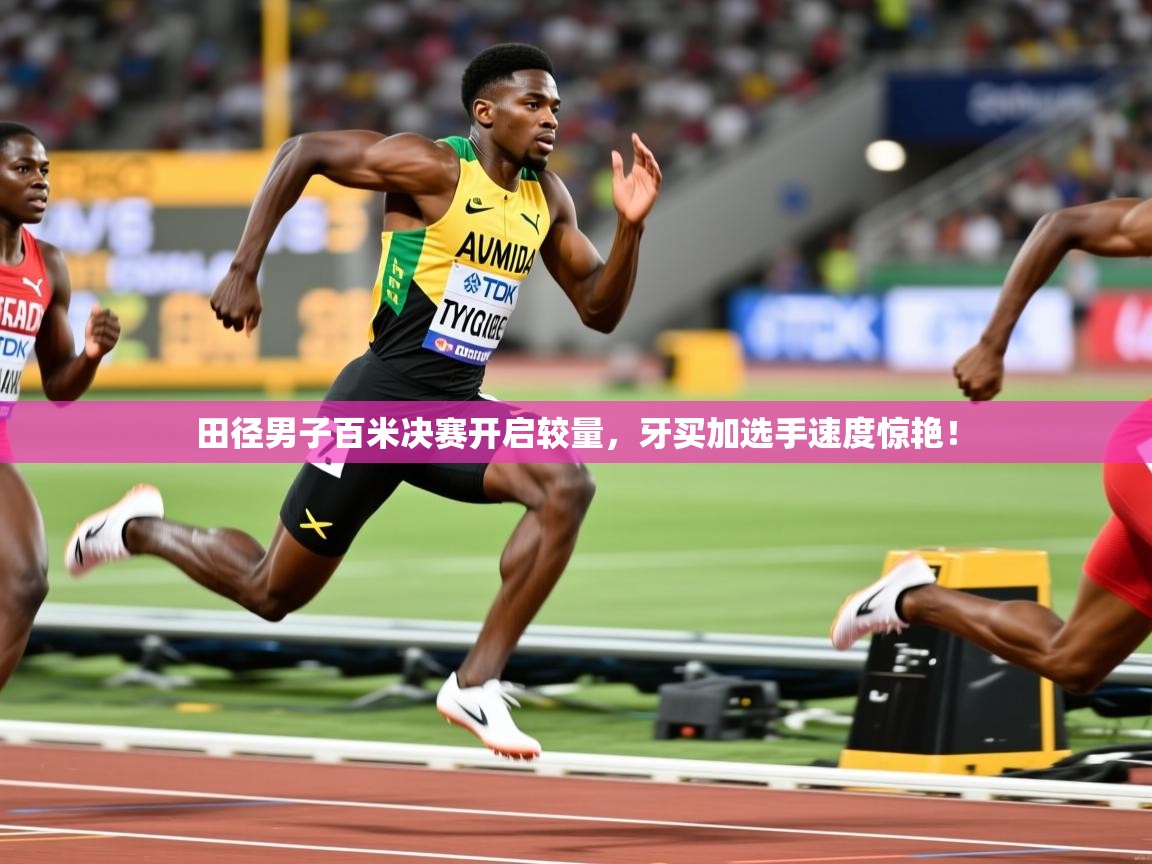 田径男子百米决赛开启较量，牙买加选手速度惊艳！