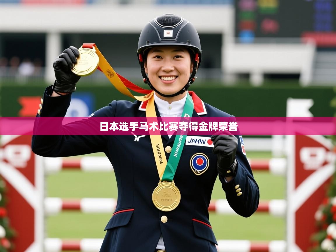 日本选手马术比赛夺得金牌荣誉
