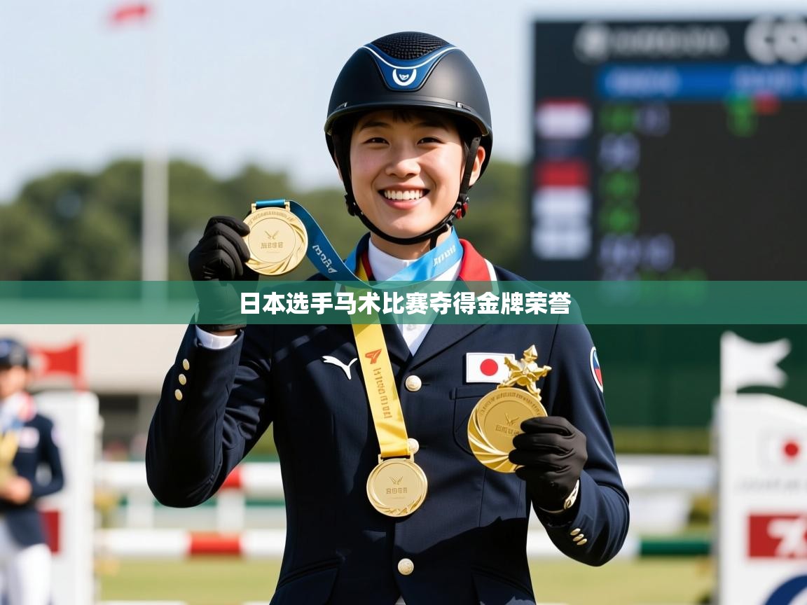 日本选手马术比赛夺得金牌荣誉