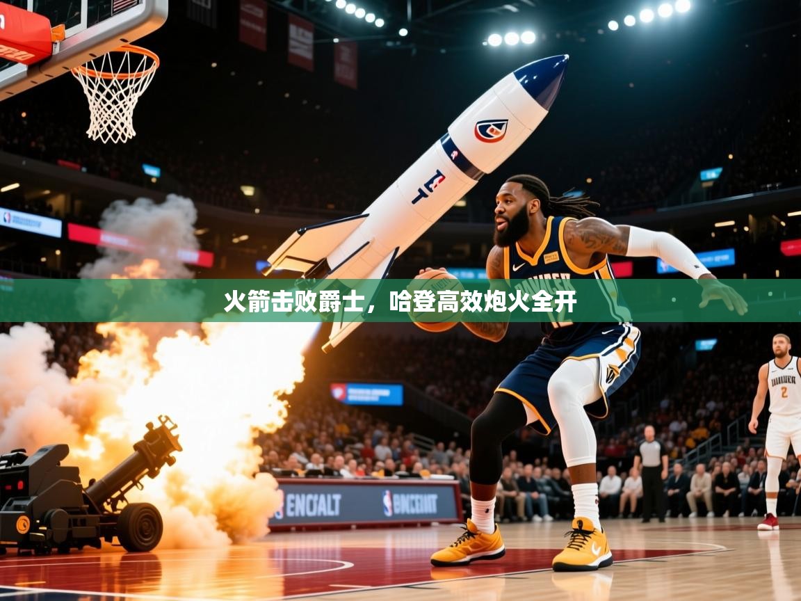 火箭击败爵士,哈登高效炮火全开 火箭击败爵士,哈登高效炮火全开