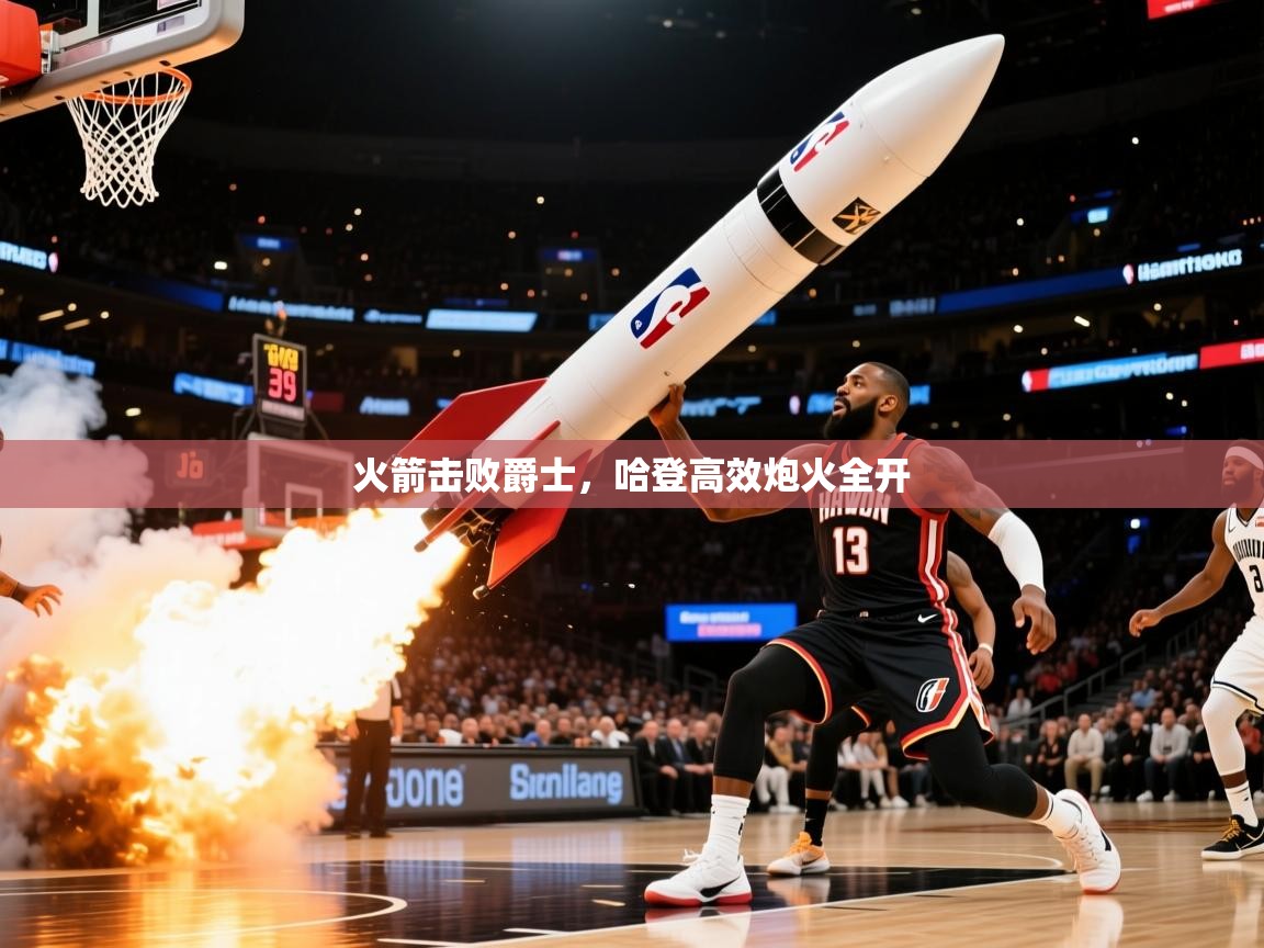 火箭击败爵士,哈登高效炮火全开 火箭击败爵士,哈登高效炮火全开