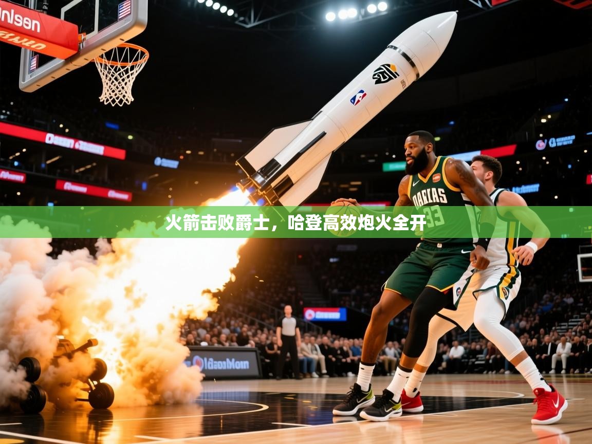 火箭击败爵士,哈登高效炮火全开 火箭击败爵士,哈登高效炮火全开
