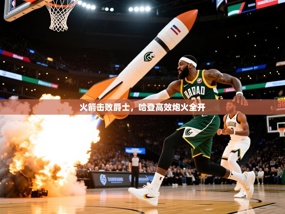 火箭击败爵士,哈登高效炮火全开 火箭击败爵士,哈登高效炮火全开